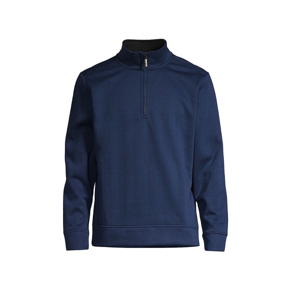 Tommy Bahama Mens Size XL New Castle Half-Zip Pullover Sweater Ocean Deep Blue - Picture 4 of 4